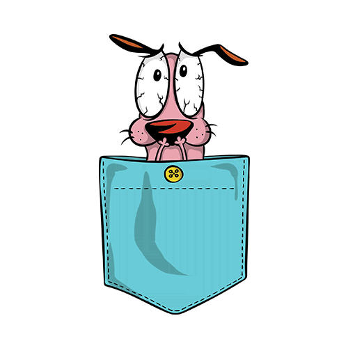 Щампа - Courage dog pocket