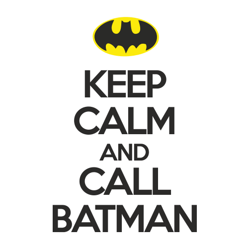 Щампа - Keep Calm and Call Batman