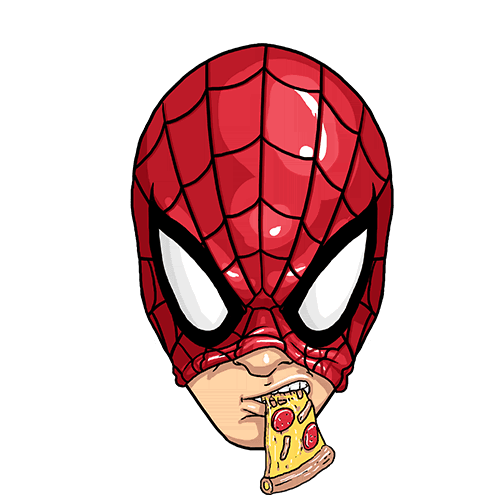 Spiderman pizza
