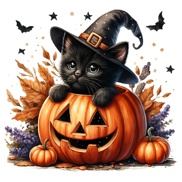 Щампа - Cat n pumpkin