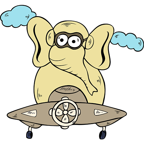 Слон пилот