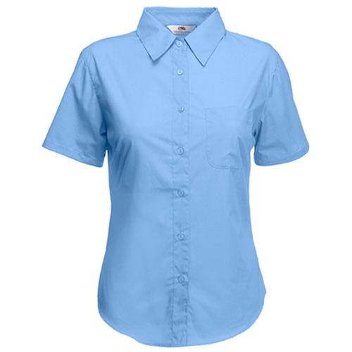 Риза с къс ръкав – Poplin Shirt -дамска