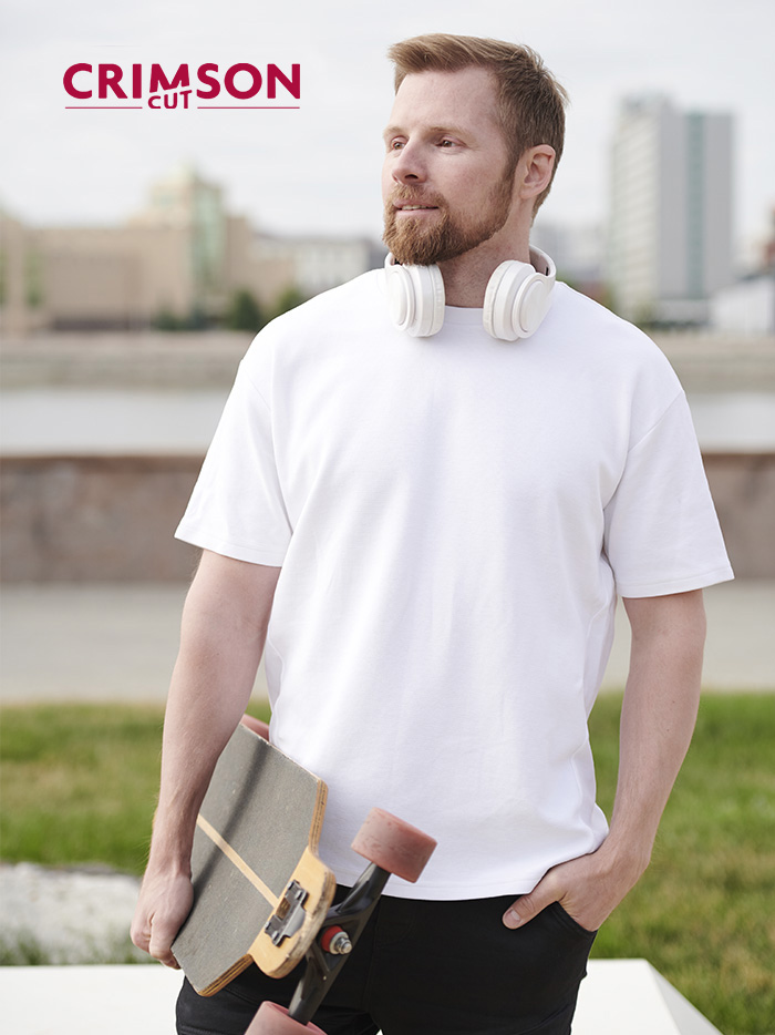 Мъжка тениска Crimson cut Extreme -oversized модел
